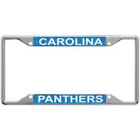 Carolina Panthers Metal Inlaid Acrylic License Plate Frame