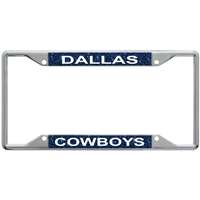 Dallas Cowboys Metal Inlaid Acrylic License Plate Frame