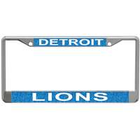 Detroit Lions Metal Inlaid Acrylic License Plate Frame