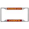 Kansas City Chiefs Metal Inlaid Acrylic License Plate Frame