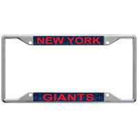 N.Y. Giants Metal Inlaid Acrylic License Plate Frame