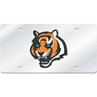 Cincinatti Bengals Logo Mirrored License Plate