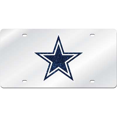 Dallas Cowboys Logo Mirrored License Plate