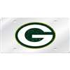 Green Bay Packers Logo Mirrored License Plate