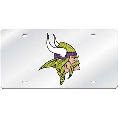 Minnesota Vikings Logo Mirrored License Plate