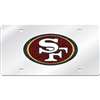 San Francisco 49ers Logo Mirrored License Plate