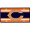 Chicago Bears Full Color Super Stripe Inlay License Plate