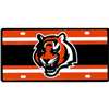 Cincinnati Bengals Full Color Super Stripe Inlay License Plate