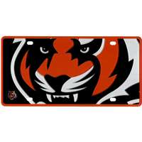 Cincinnati Bengals Full Color Mega Inlay License Plate