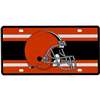 Cleveland Browns Full Color Super Stripe Inlay License Plate