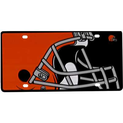 Cleveland Browns Full Color Mega Inlay License Plate