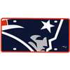 New England Patriots Full Color Mega Inlay License Plate