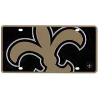 New Orleans Saints Full Color Mega Inlay License Plate