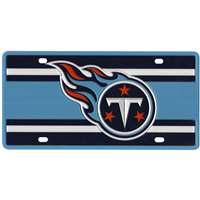 Tennessee Titans Full Color Super Stripe Inlay License Plate