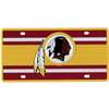 Washington Redskins Full Color Super Stripe Inlay License Plate