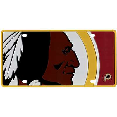 Washington Redskins Full Color Mega Inlay License Plate