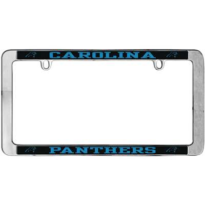 Carolina Panthers Thin Metal License Plate Frame