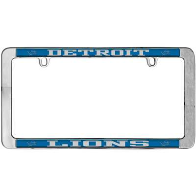 Detroit Lions Thin Metal License Plate Frame