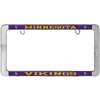 Minnesota Vikings Thin Metal License Plate Frame