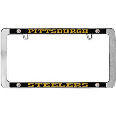 Pittsburgh Steelers Thin Metal License Plate Frame