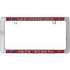 San Francisco 49ers Thin Metal License Plate Frame