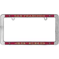 San Francisco 49ers Thin Metal License Plate Frame