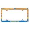 Golden State Warriors Plastic License Plate Frame