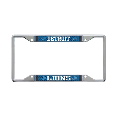 Detroit Lions Jersey Design Metal License Plate Fr