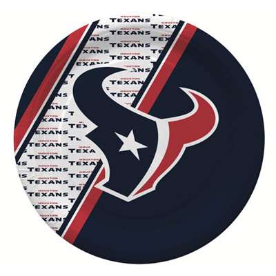 Houston Texans Disposable Paper Plates - 20 Pack