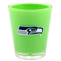 Seattle Seahawks Shot Glass - Neon Green