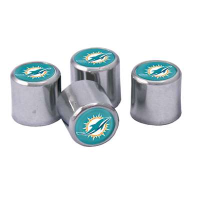 Miami Dolphins Valve Stem Caps