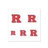 Rutgers Scarlet Knights Fingernail Tattoos - 4 Pack