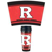 Rutgers Scarlet Knights 16oz Plastic Travel Mug