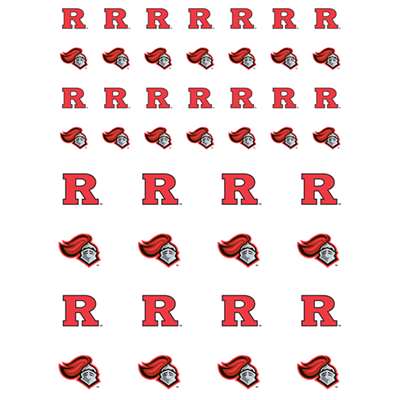 Rutgers Scarlet Knights Small Sticker Sheet - 2 Sheets