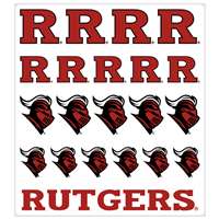 Rutgers Scarlet Knights Multi-Purpose Vinyl Sticker Sheet