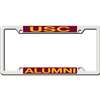 Usc Trojans Metal Alumni Inlaid Acrylic License Plate Frame - Alternate