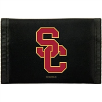 USC Trojans Nylon Tri-Fold Wallet