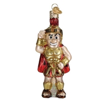 USC Trojans Glass Christmas Ornament - Tommy Troja