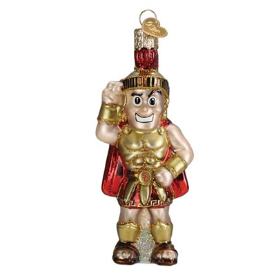 USC Trojans Glass Christmas Ornament - Tommy Troja