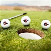 San Diego State Aztecs Golf Balls - Set of 3