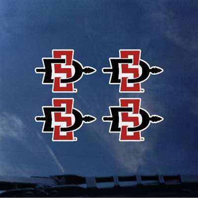 San Diego State Aztecs Transfer Decals - Set of 4