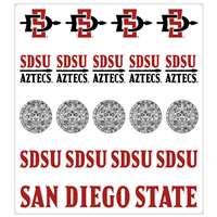 San Diego State Aztecs Multi-Purpose Vinyl Sticker Sheet