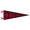 San Diego State Aztecs Wool Felt Pennant - 9" x 24