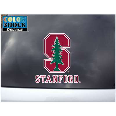 Stanford Cardinals Decal - S Logo Over Stanford