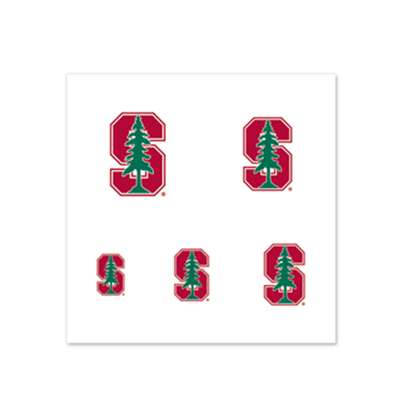 Stanford Cardinals Fingernail Tattoos - 4 Pack