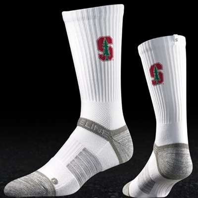 Louisville Cardinals Strideline Strapped Fit 2.0 Socks - White