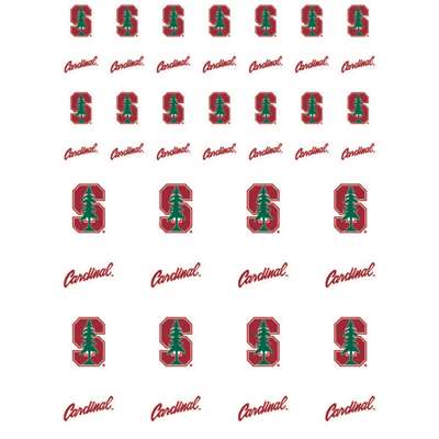 Stanford Cardinal Small Sticker Sheet - 2 Sheets