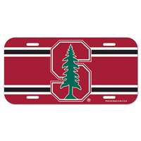 Stanford Cardinal Plastic License Plate