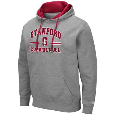 Colosseum Men's Stanford Cardinal Grey Hoodie