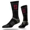 Stanford Cardinals Strideline Premium Crew Sock - Black